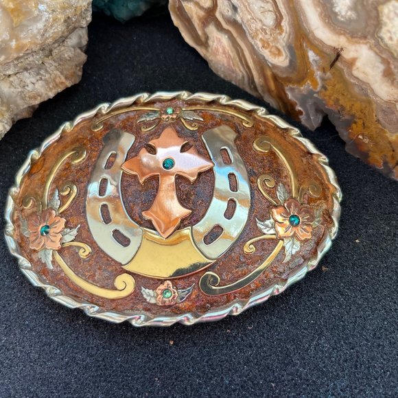 Hand Crafted Rustic Belt Buckle main image 8